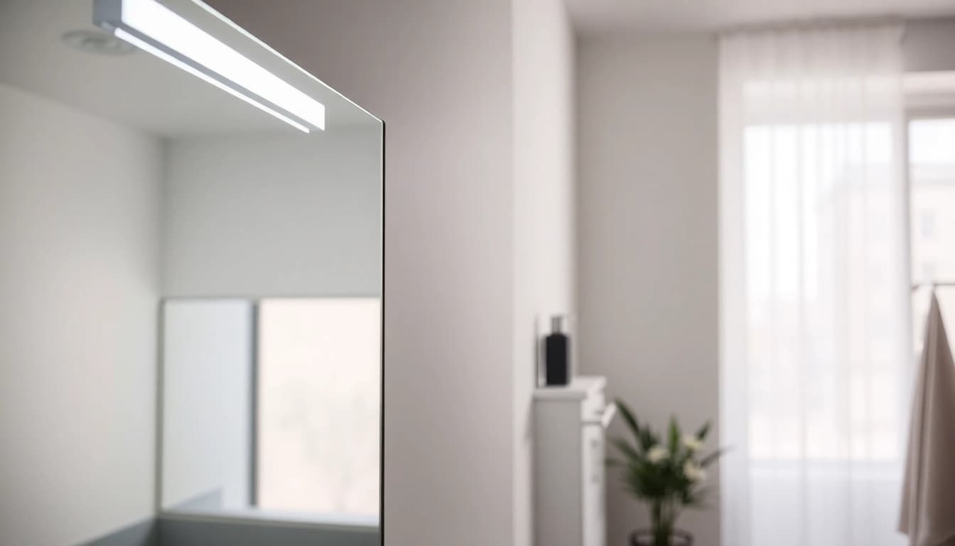 Präsentation des sonni Spiegelschrank mit modernem Design und eleganten Linien im Badezimmer.