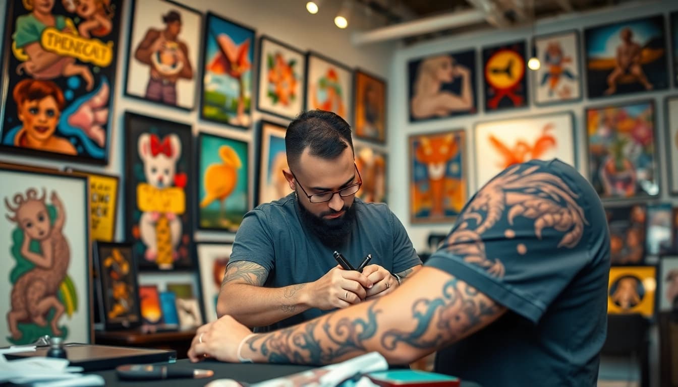 Experience custom artistry at entrelagostattooartgallery.com where creativity meets craftsmanship.