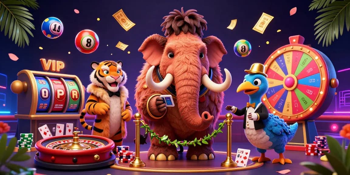 Jouer au blackjack en ligne argent réel dans un casino virtuel extravagant avec des personnages uniques et des éléments de jeu.