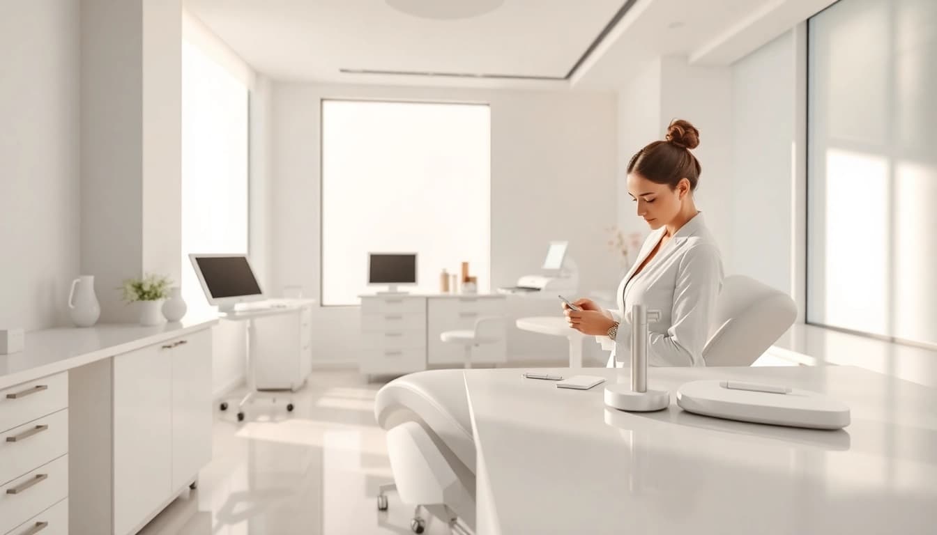 Enhance your beauty with aesthetic treatments in a tranquil clinic environment.