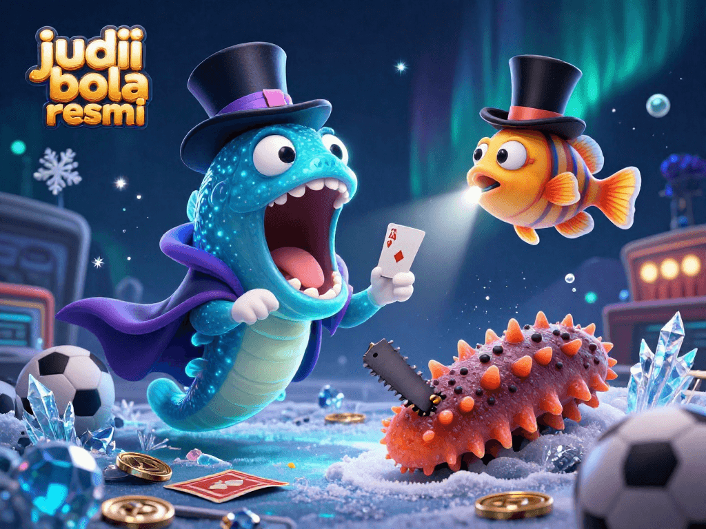 Engage in thrilling judi bola resmi experiences with dynamic sports betting elements depicted in a vibrant scene.