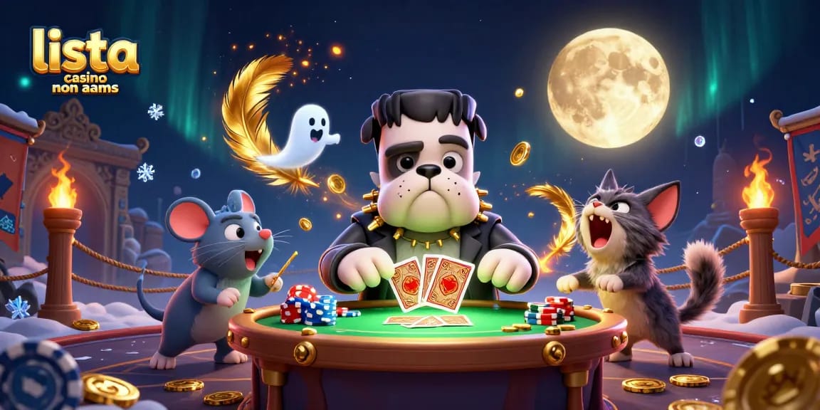 Gioca con la lista casino non AAMS: divertiti con esseri fantastici e monete d'oro in un'atmosfera magica.