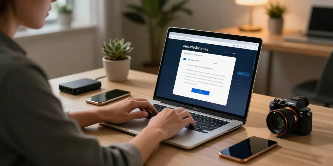 User verifying browser security on https://shs-dome5.com/ in a modern office setup.