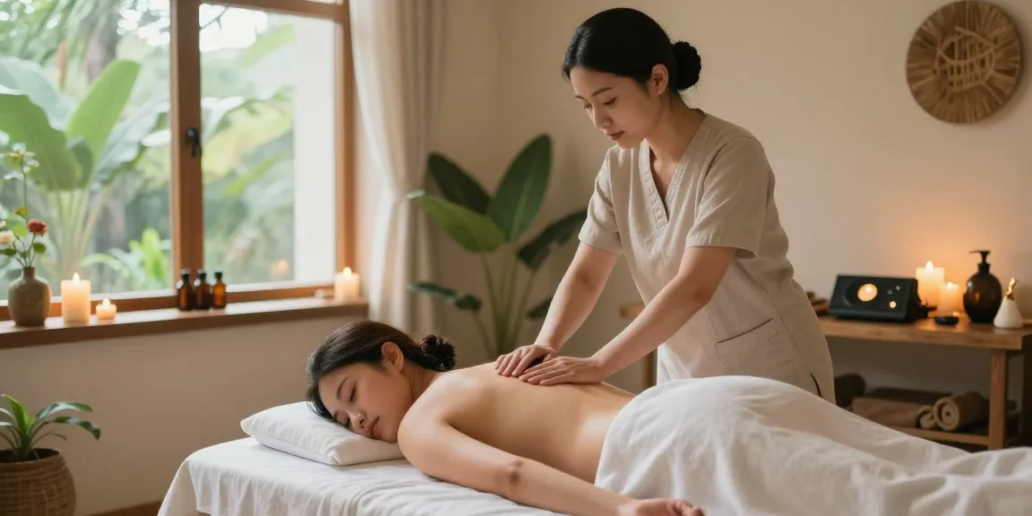 Peaceful 스웨디시 마사지 therapy session showcasing relaxation and rejuvenation