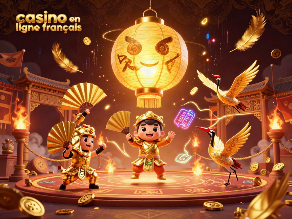 Jouez dans un casino en ligne francais avec des éléments de jeu luxueux et une ambiance dynamique.