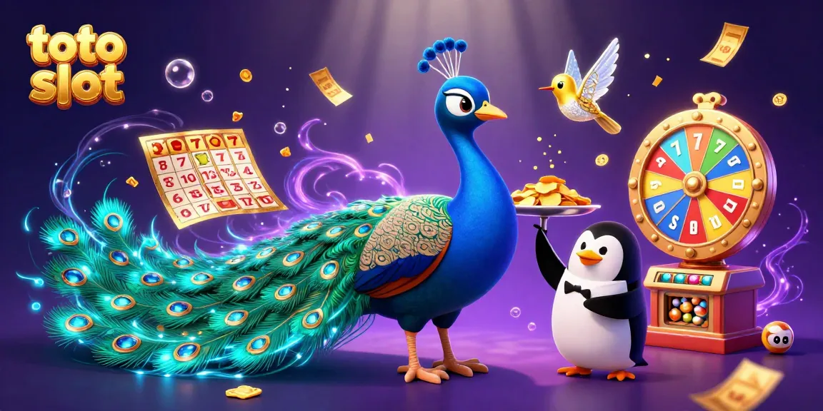 Spin the reels in the thrilling toto slot casino scene featuring vibrant characters and dynamic elements.