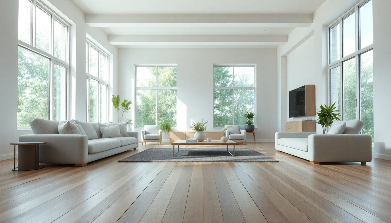 Experience Seamless Living in a modern, tranquil interior with natural light and minimalist design.