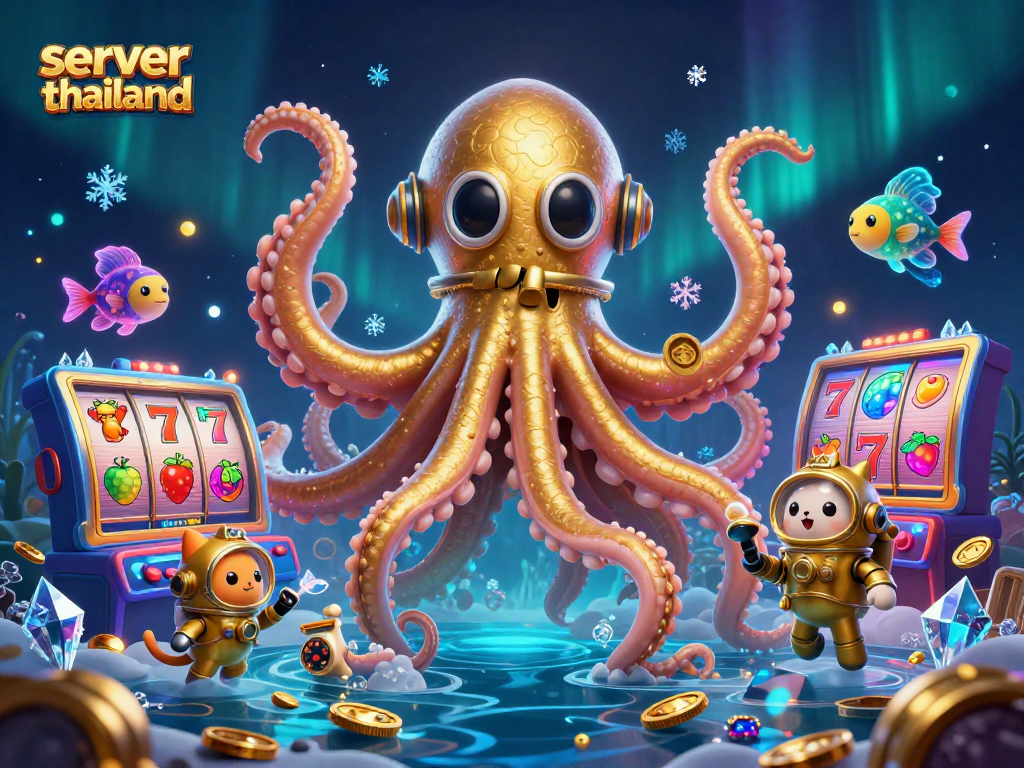 Engage with the immersive world of server thailand as the kraken treasures the reels with vibrant game elements.