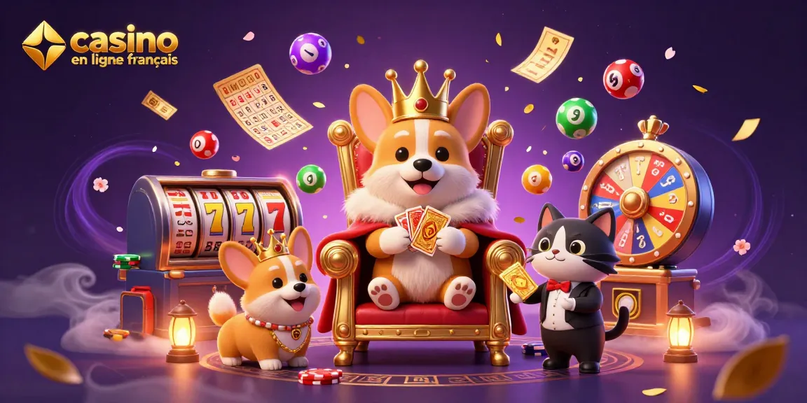 Jouez au casino en ligne francais avec style dans une scène dynamique de jeux d'argent.