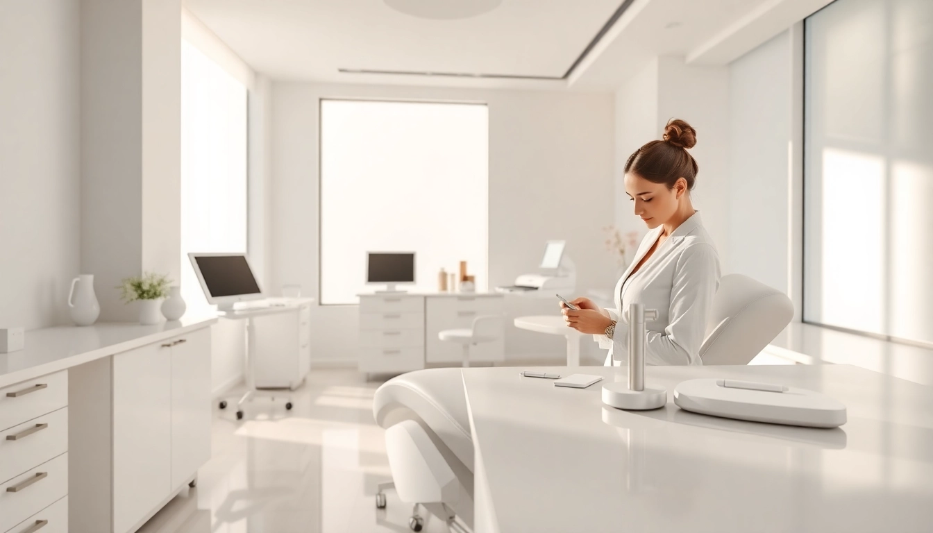 Enhance your beauty with aesthetic treatments in a tranquil clinic environment.