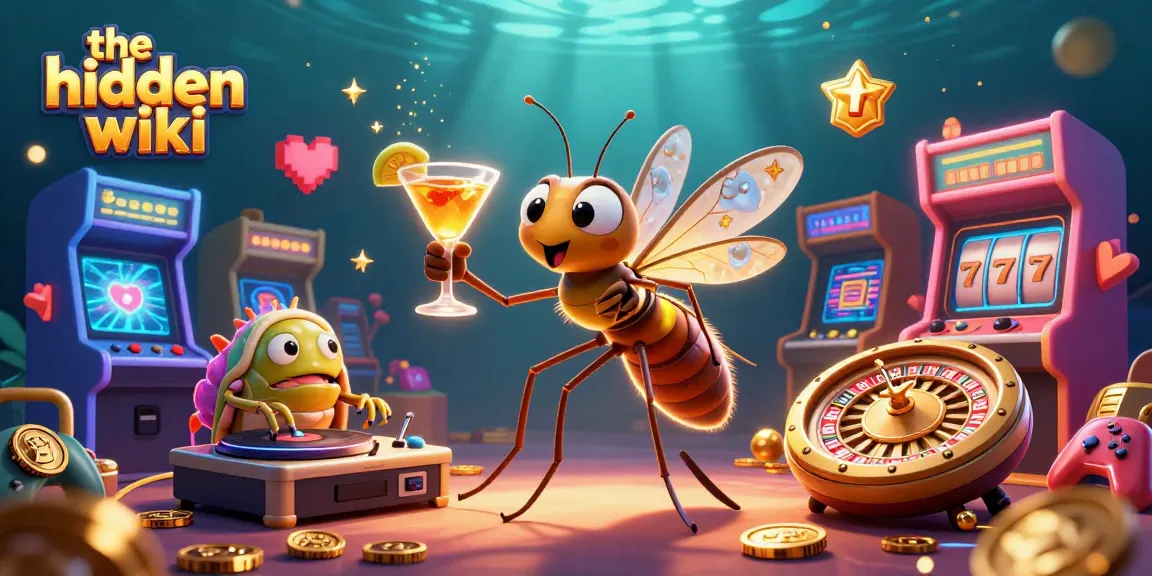Engage with the hidden wiki's captivating casino world featuring a unique frozen-in-amber mascot.