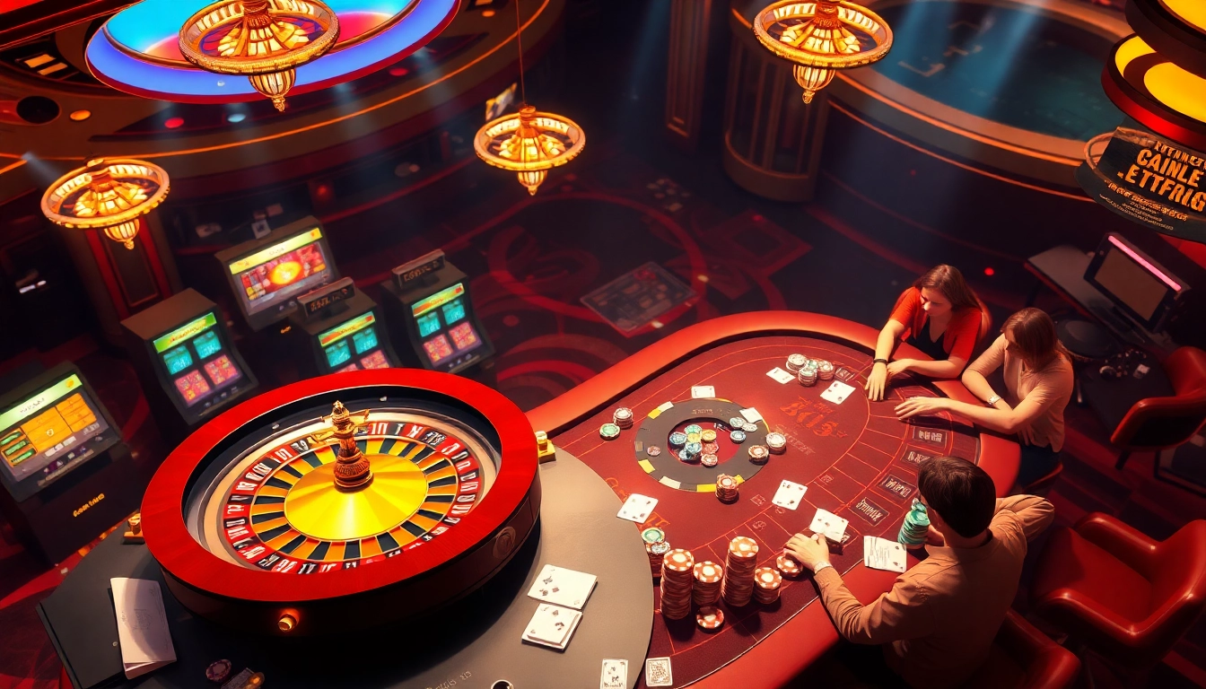 Améliorez votre expérience de jeu avec le casino en ligne Français 2026 mettant en avant des jeux vibrants à la roulette et aux tables de poker.