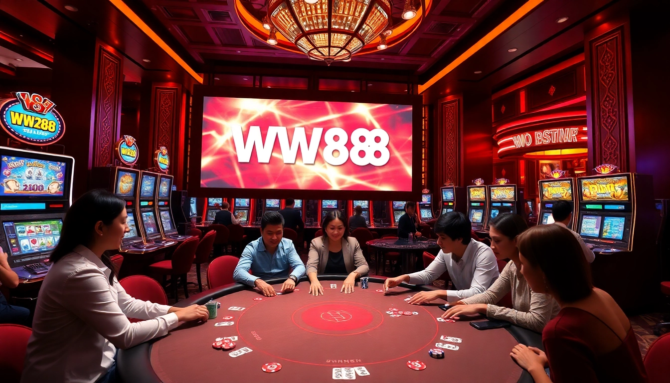 Experience excitement at WW88 casino with immersive gaming and vibrant slot machines.