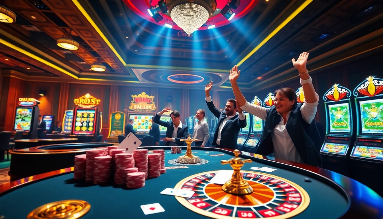 Découvrez l'excitation du casino en ligne Français 2026 avec des visuels de jeu dynamiques et une action joueur vibrante.