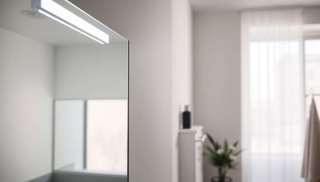 Präsentation des sonni Spiegelschrank mit modernem Design und eleganten Linien im Badezimmer.