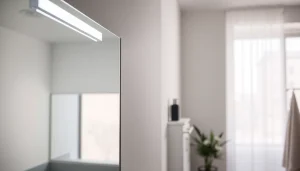 Präsentation des sonni Spiegelschrank mit modernem Design und eleganten Linien im Badezimmer.