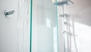 Paroi de douche sirhona avec verre transparent et design moderne, offrant une élégance parfaite.