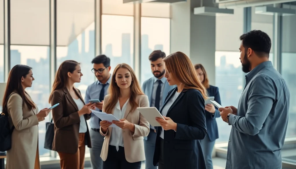 Facilitating a free job post new york to engage diverse job seekers in a bustling setting.