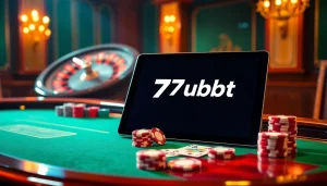 Place bets at the premium 7upbet poker table featuring vibrant chips and cards.