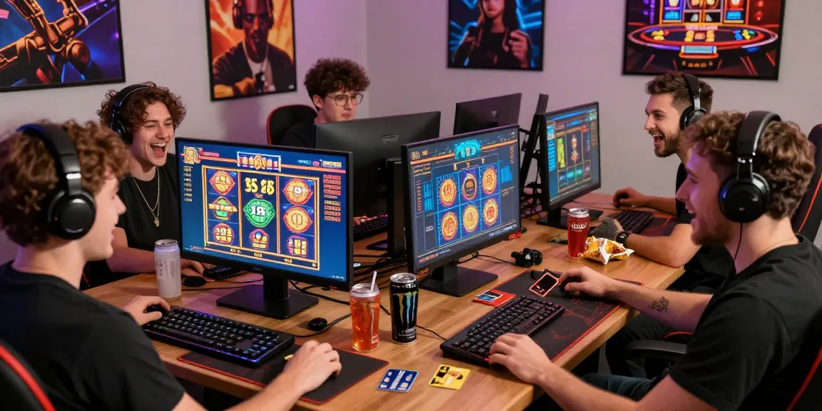 Players enjoying credit card casinos UK with excitement and strategy in an immersive online gaming environment.